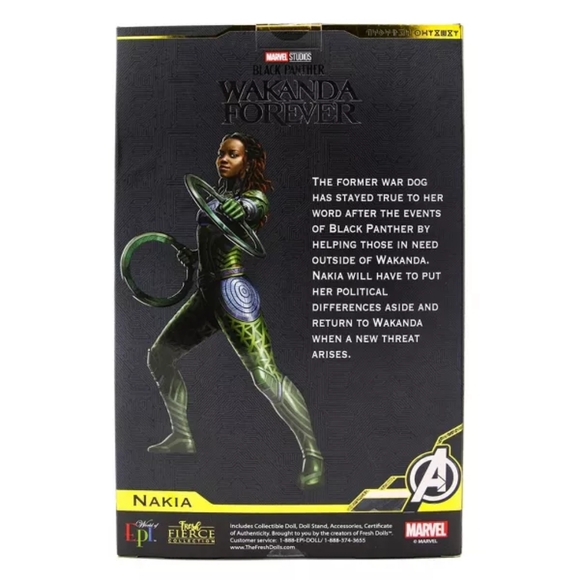 Marvel Black Panther Wakanda Forever Nakia Fashion Doll - Picture 5 of 12
